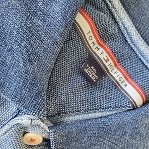 Tommy Hilfiger mens blue polo shirt